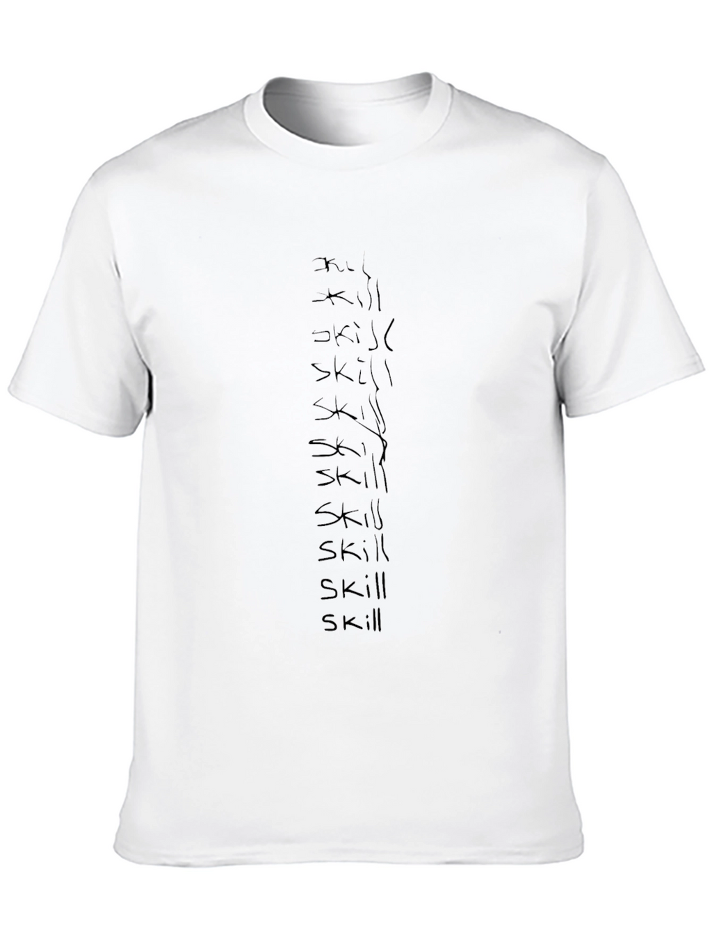 Skill Black Graphic Tee - Streetwear Style