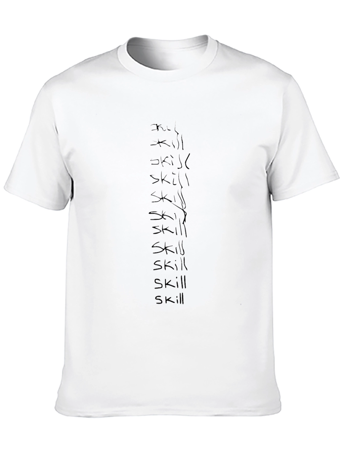 Skill Black Graphic Tee - Streetwear Style