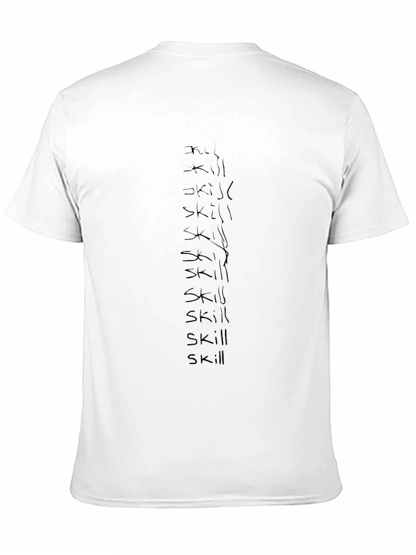 Skill Black Graphic Tee - Streetwear Style