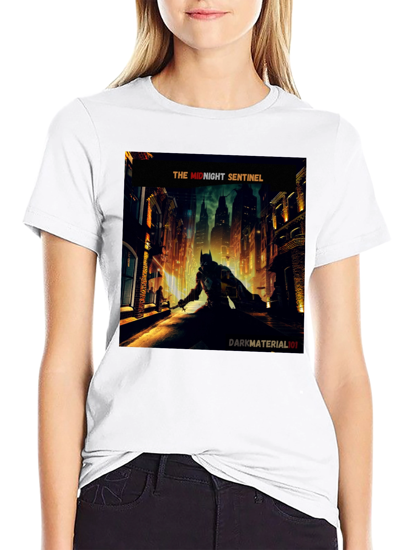 Midnight Sentinel Batman T-Shirt - Dark Material 101