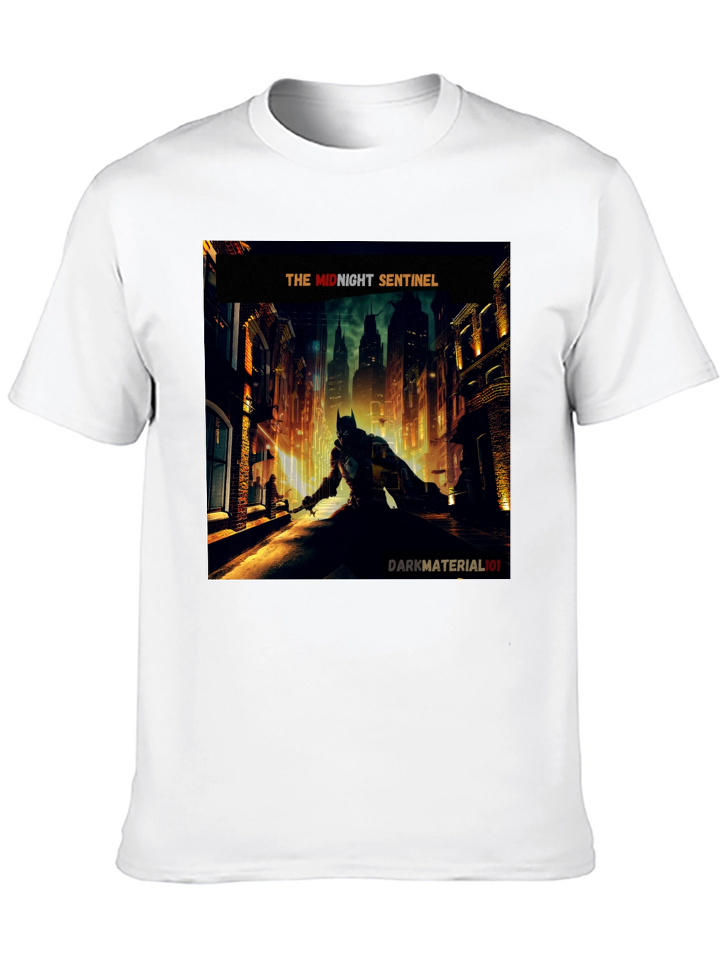 Midnight Sentinel Batman T-Shirt - Dark Material 101