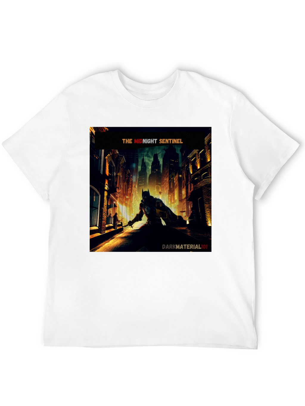 Midnight Sentinel Batman T-Shirt - Dark Material 101