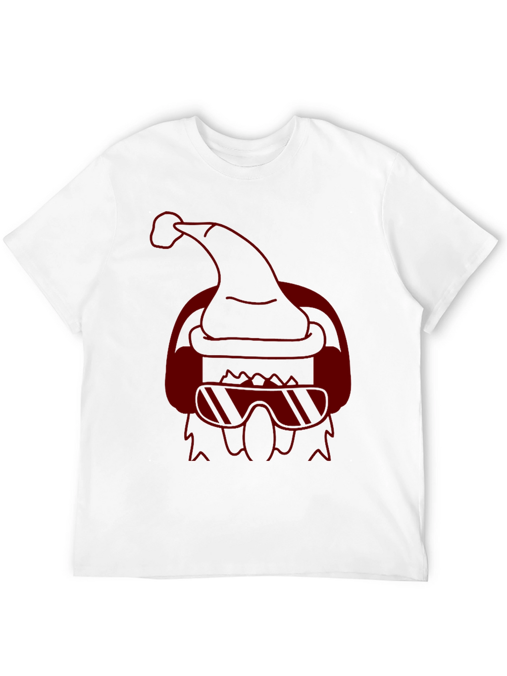 Cool Santa Graphic Tee - Holiday Style