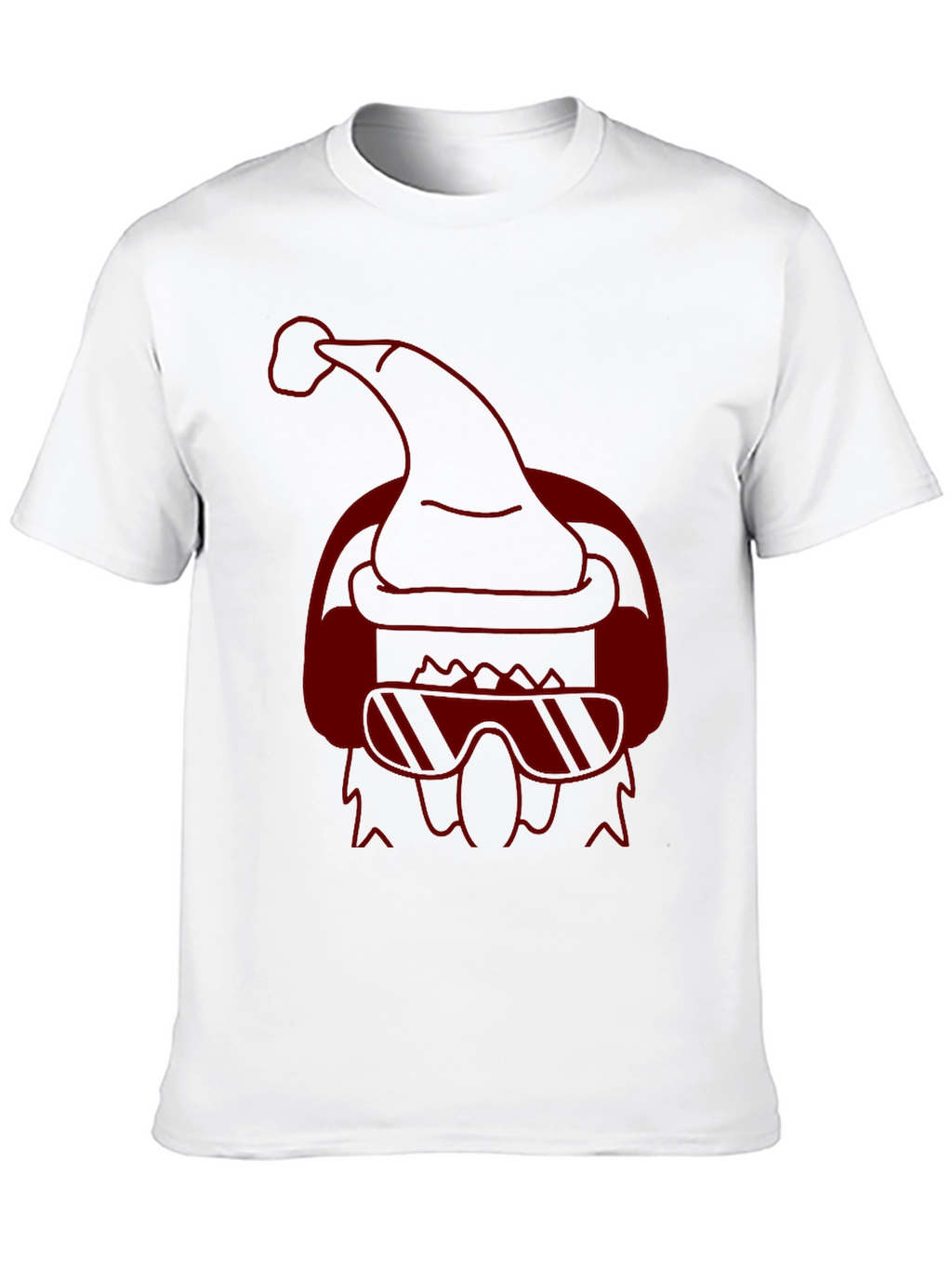 Cool Santa Graphic Tee - Holiday Style