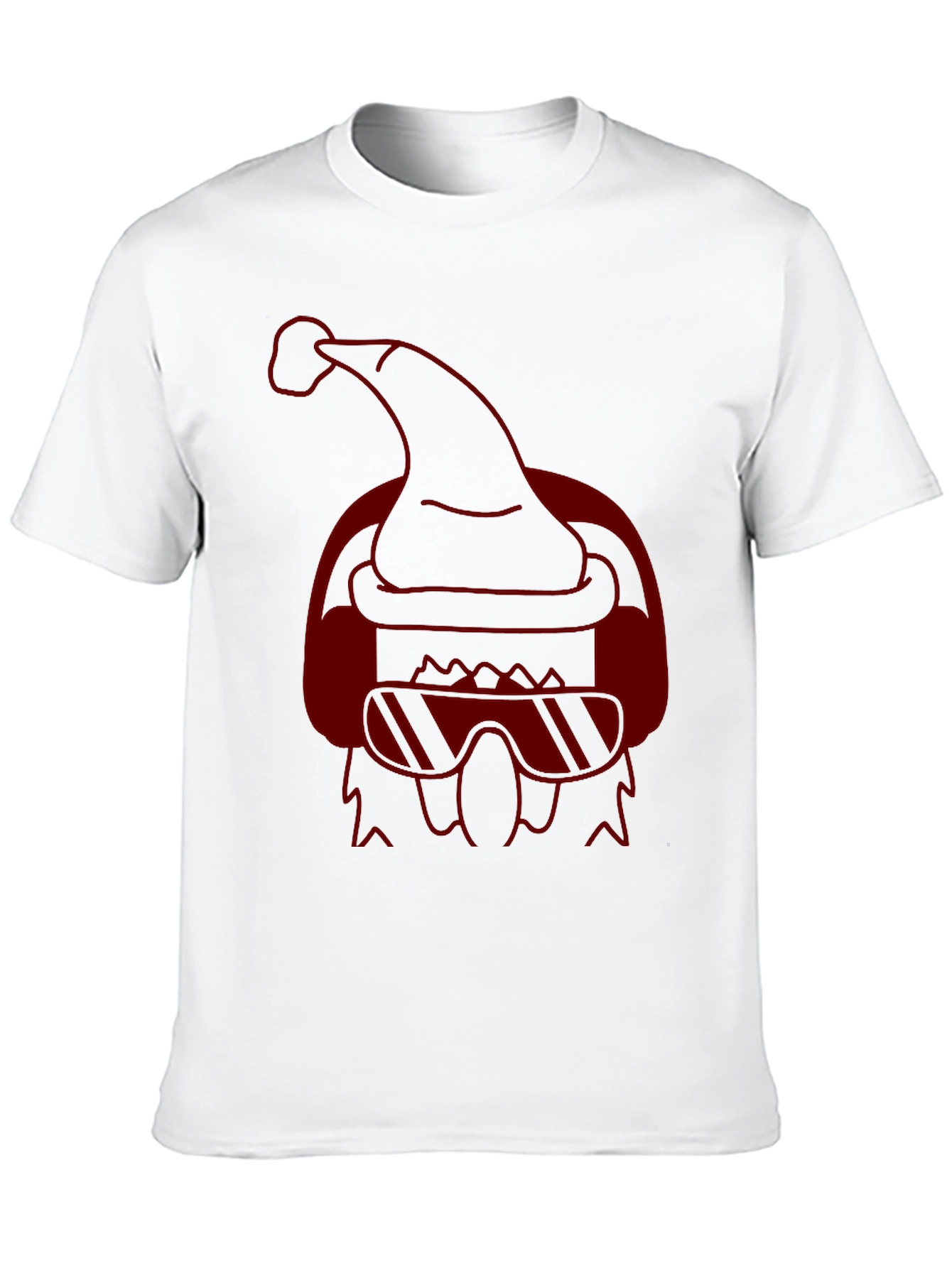 Cool Santa Graphic Tee - Holiday Style