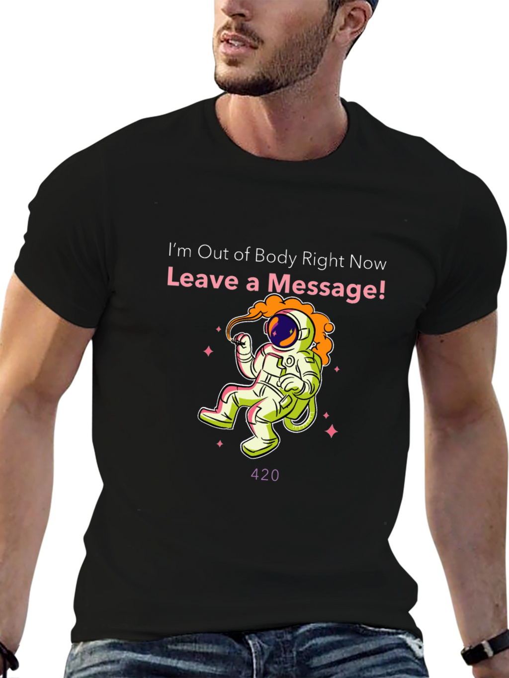 Out of Body Astronaut T-Shirt - Leave a Message!