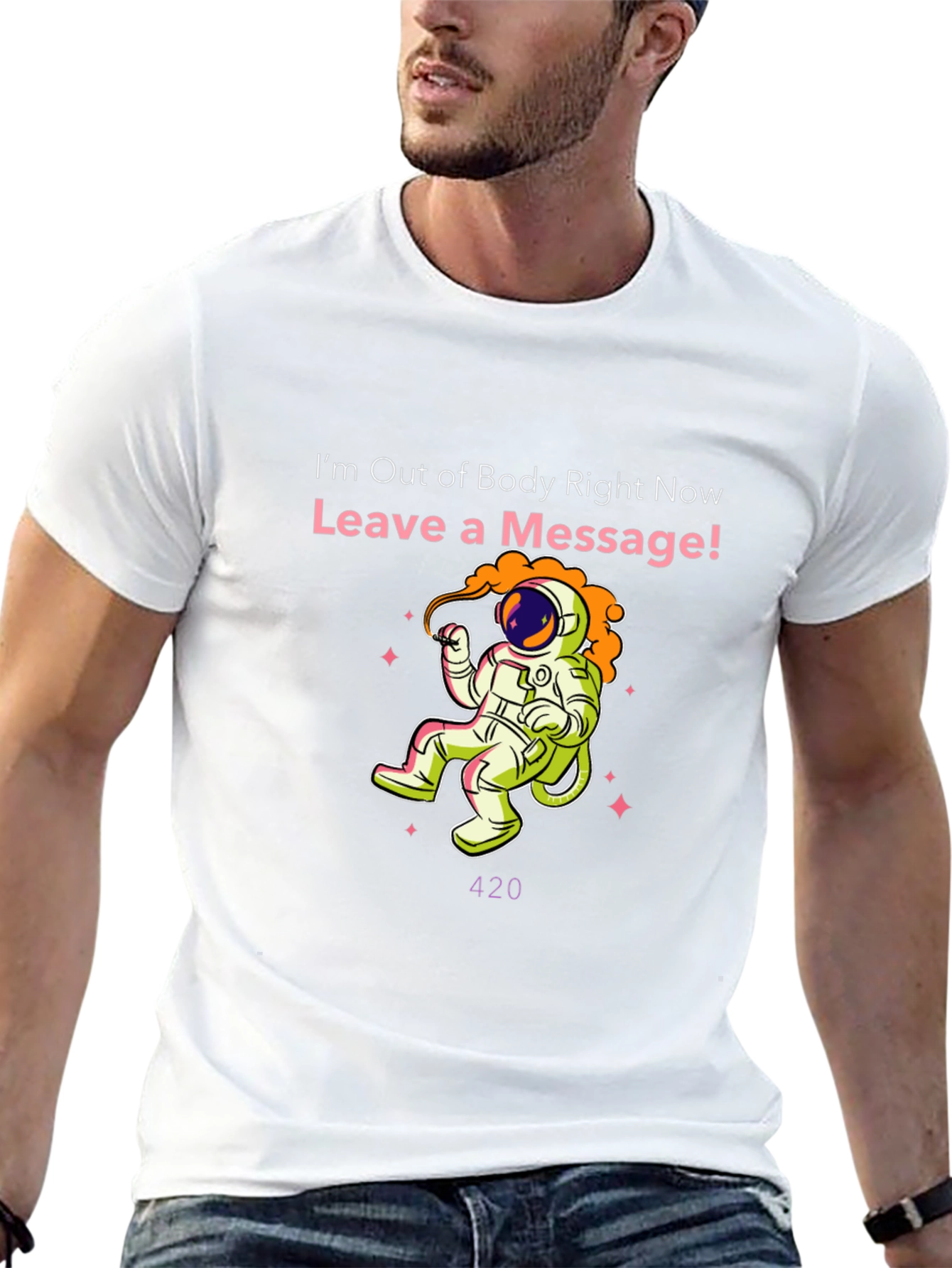 Out of Body Astronaut T-Shirt - Leave a Message!