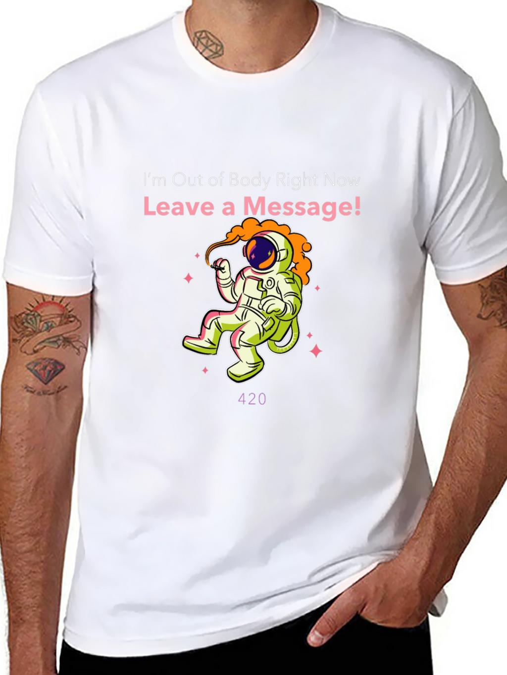 Out of Body Astronaut T-Shirt - Leave a Message!