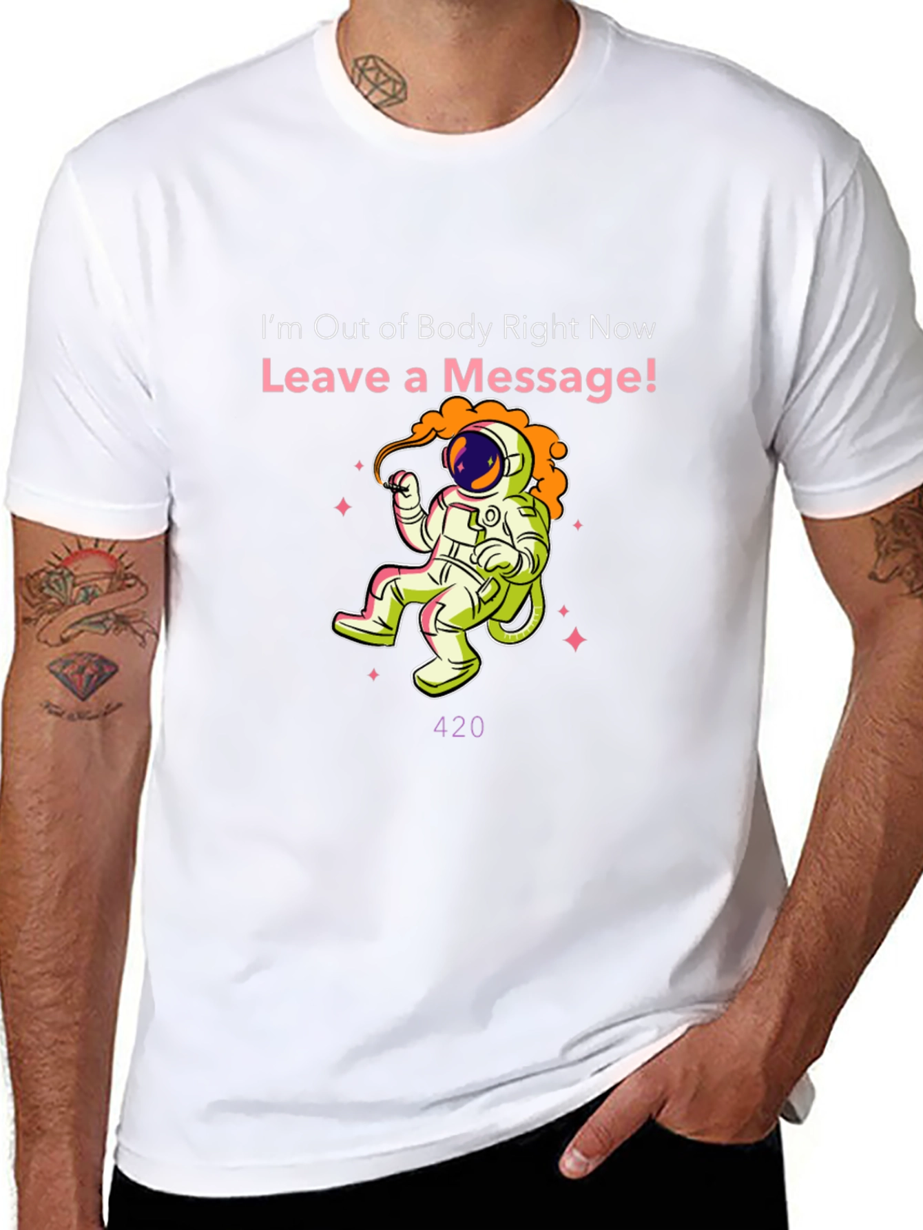 Out of Body Astronaut T-Shirt - Leave a Message!