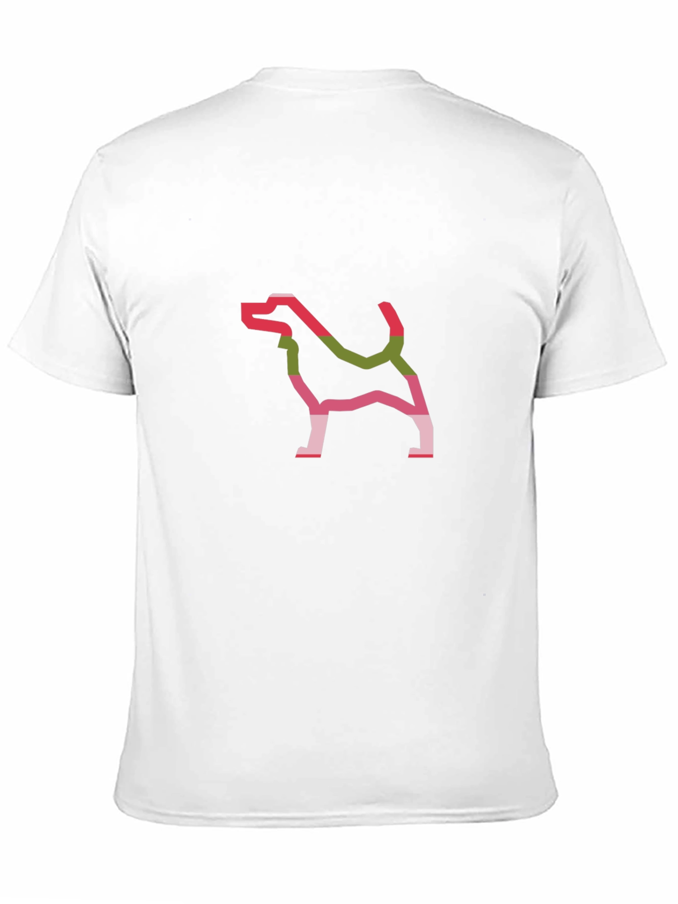 Dog Outline Graphic Tee - Black