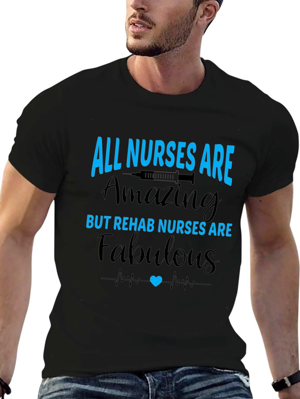All Nurses Are Amazing Rehab Nurse T-Shirt