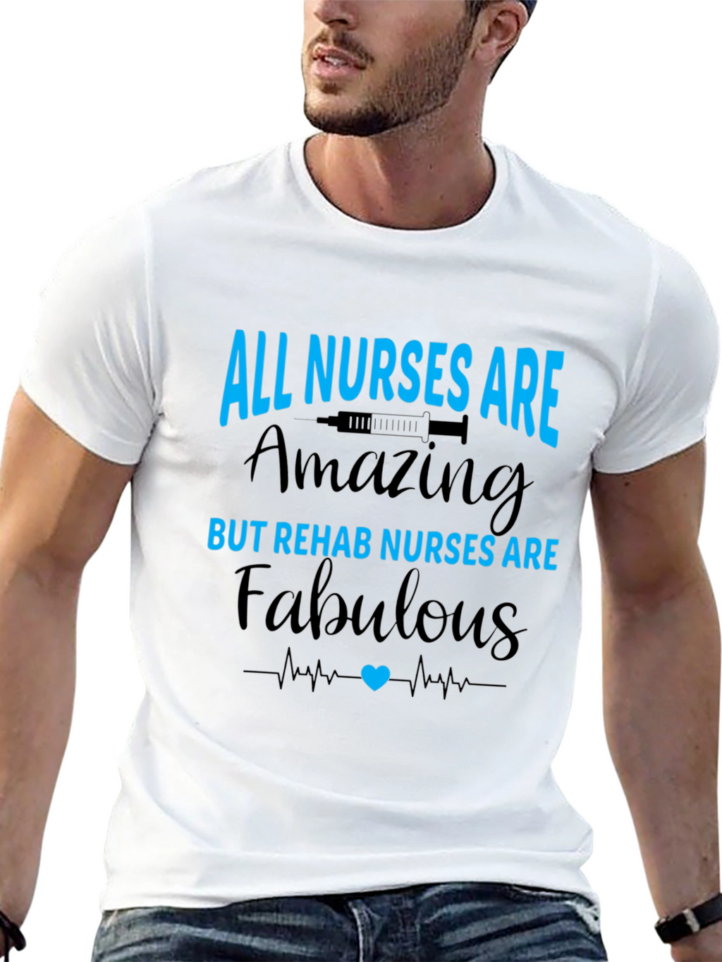 All Nurses Are Amazing Rehab Nurse T-Shirt