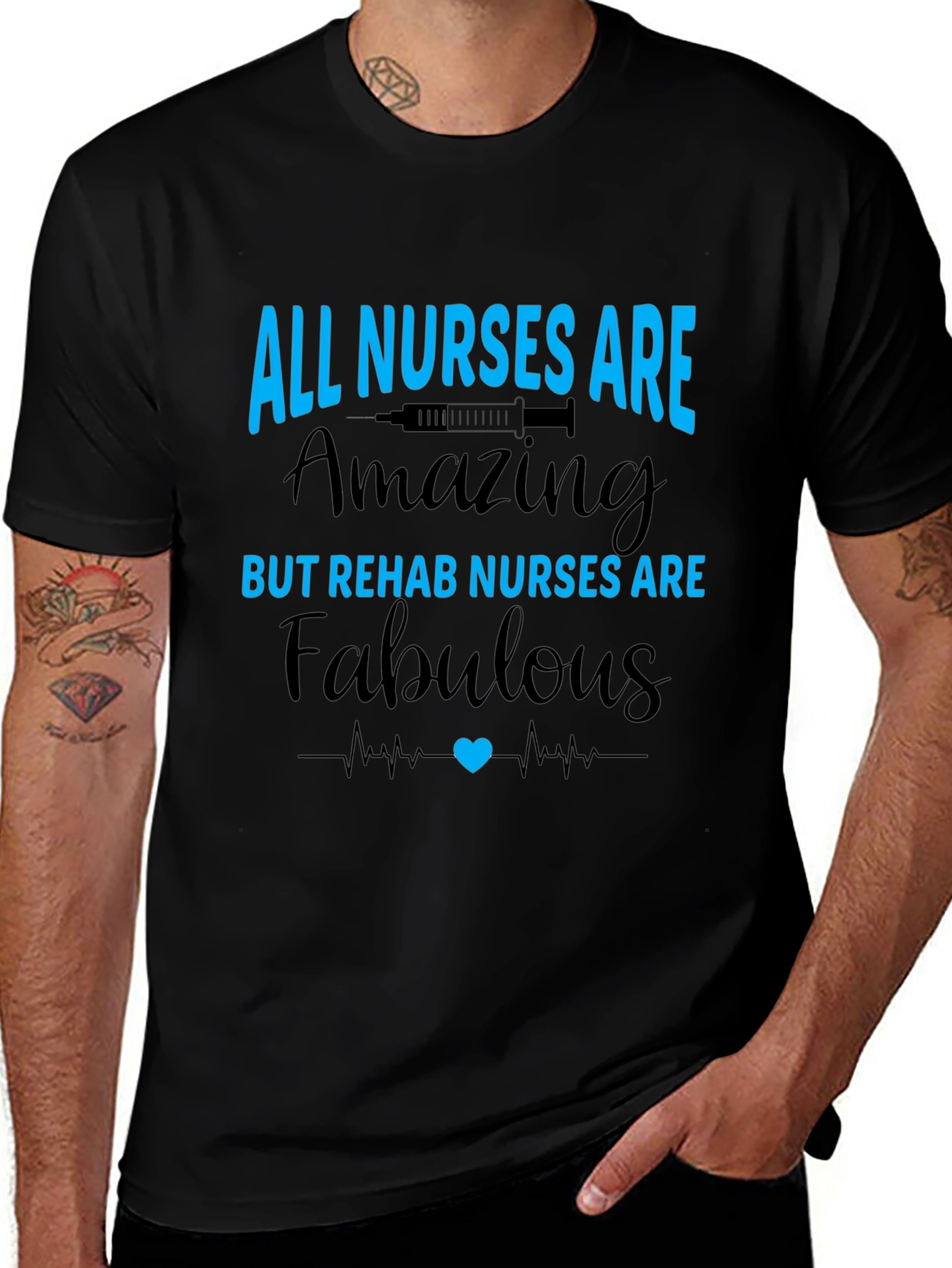 All Nurses Are Amazing Rehab Nurse T-Shirt