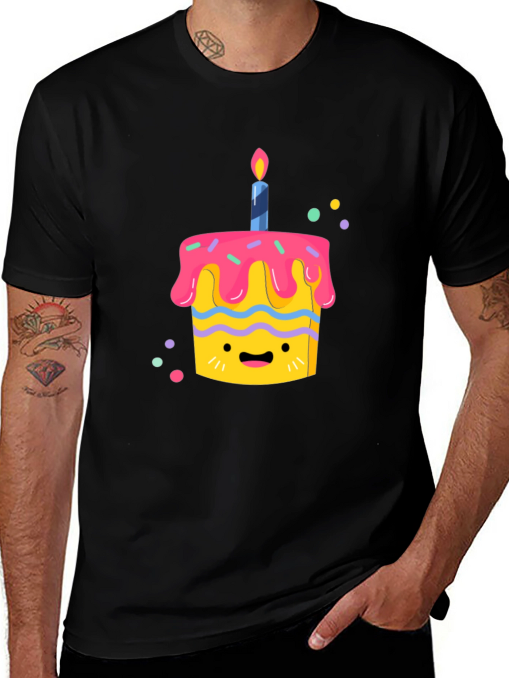 Cute Cartoon Cupcake T-Shirt