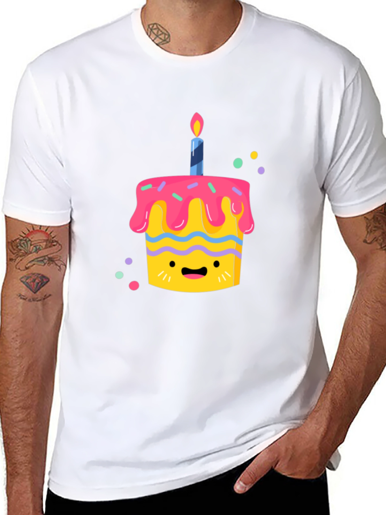 Cute Cartoon Cupcake T-Shirt