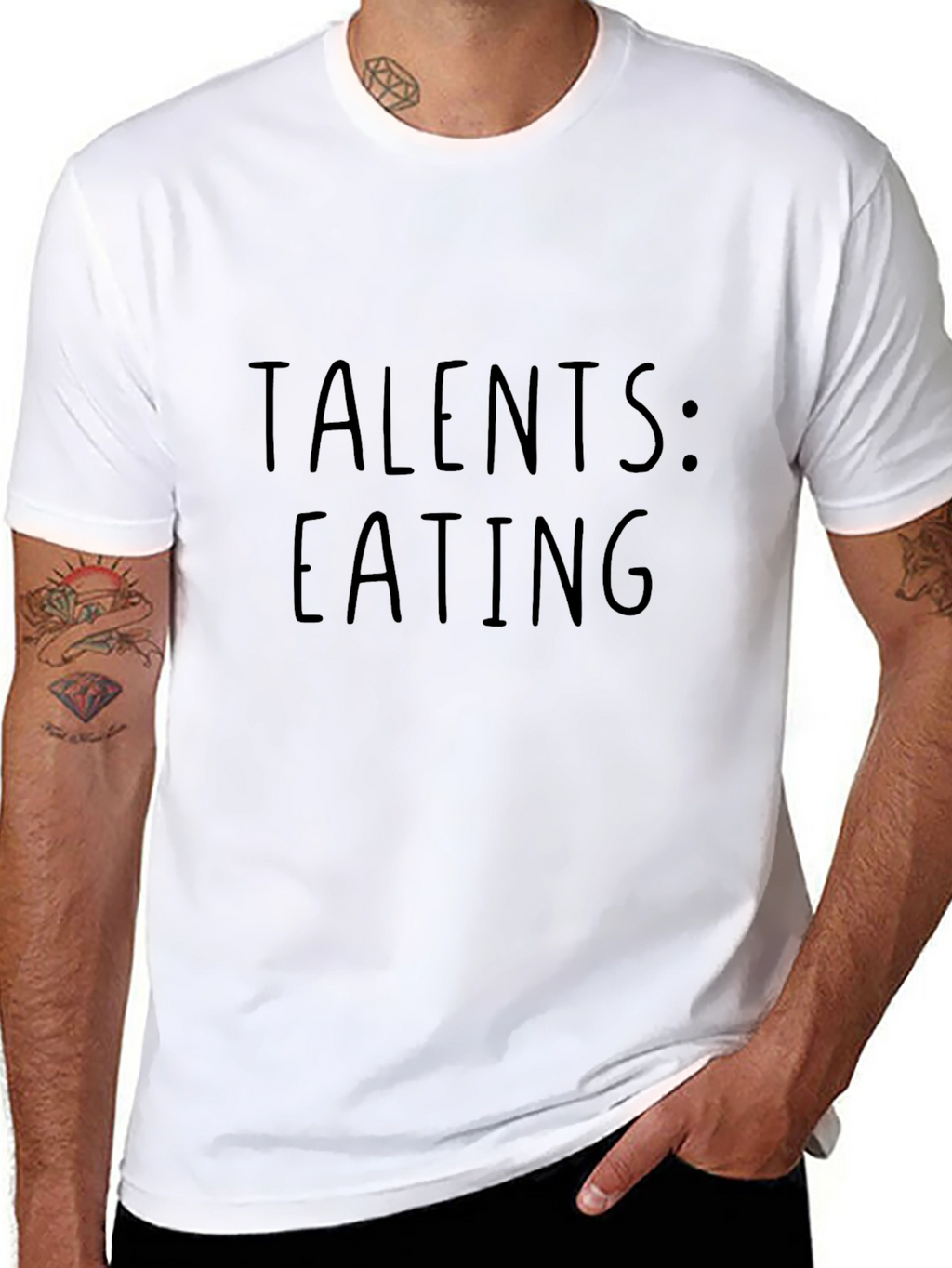 Talents: Eating T-Shirt - Humorous Novelty Tee