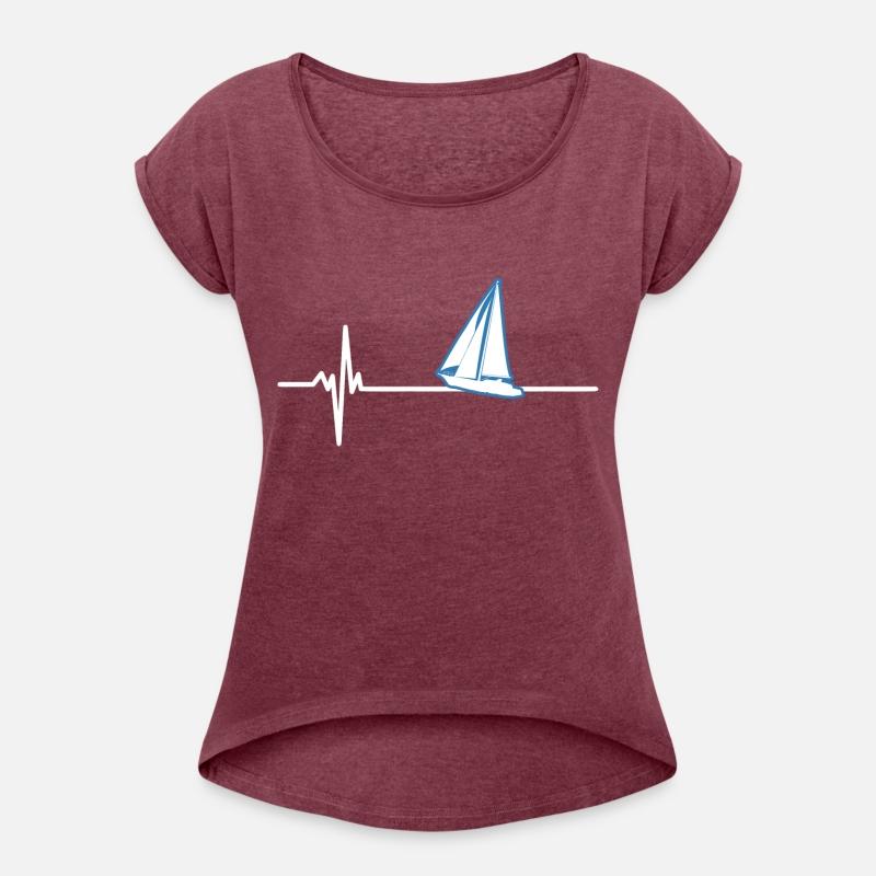 Sailing Heartbeat Sailor Gift Captain Sailboat