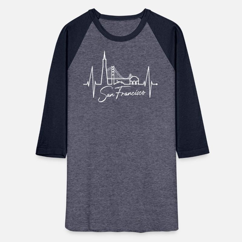 San Francisco Skyline Heartbeat California Lover