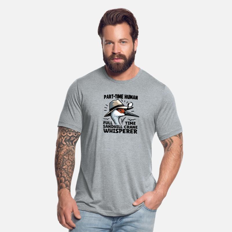 Sandhill Crane Lover Birdwatching Trumpeting Calls