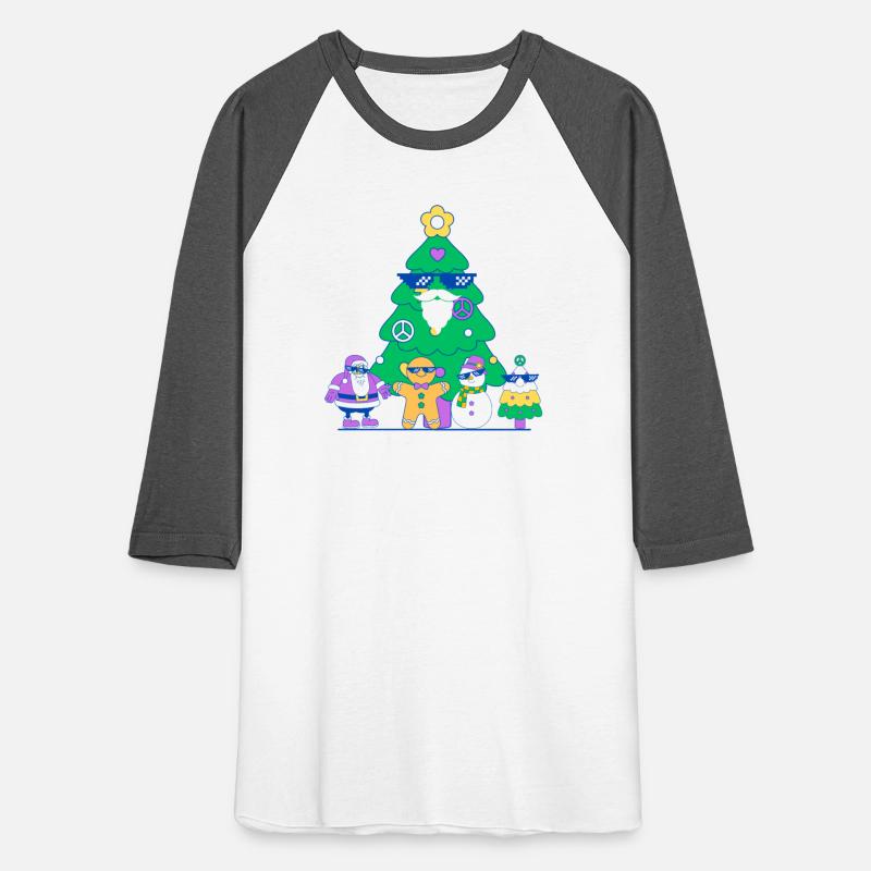 Santa snowman tree funny Christmas day