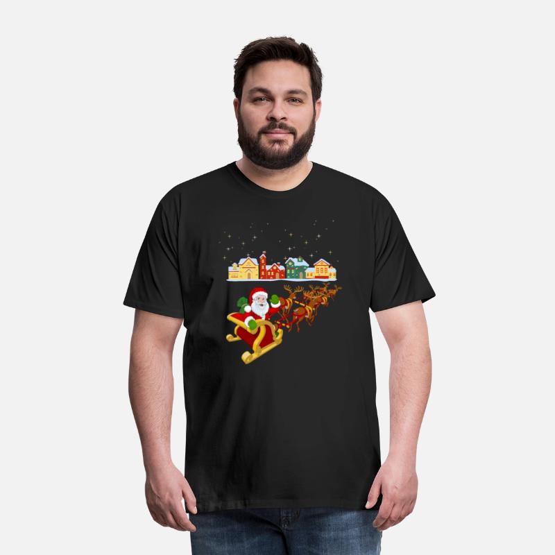 Santa With Sleigh, funny christmas