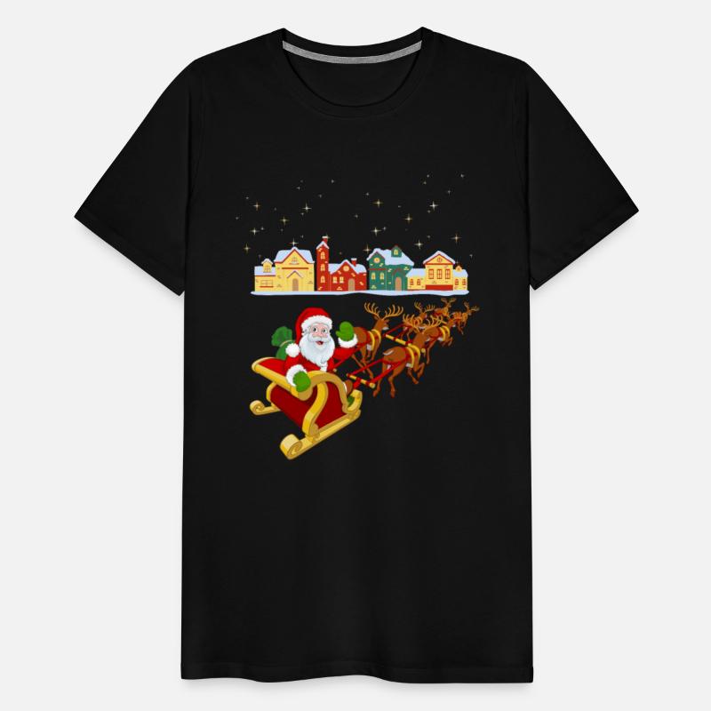 Santa With Sleigh, funny christmas