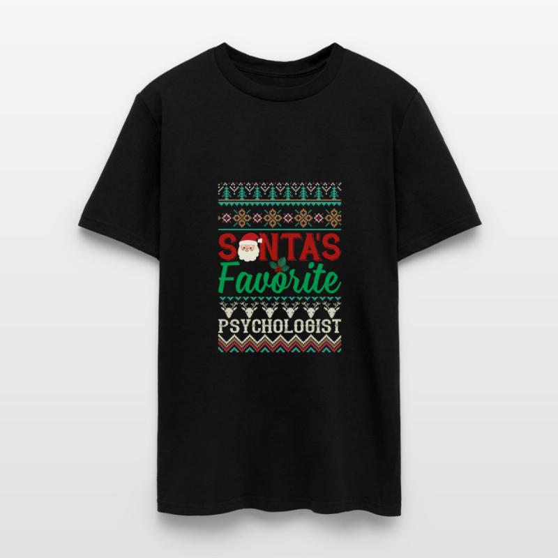 Santa's Favorite Psychologist Funny Christmas