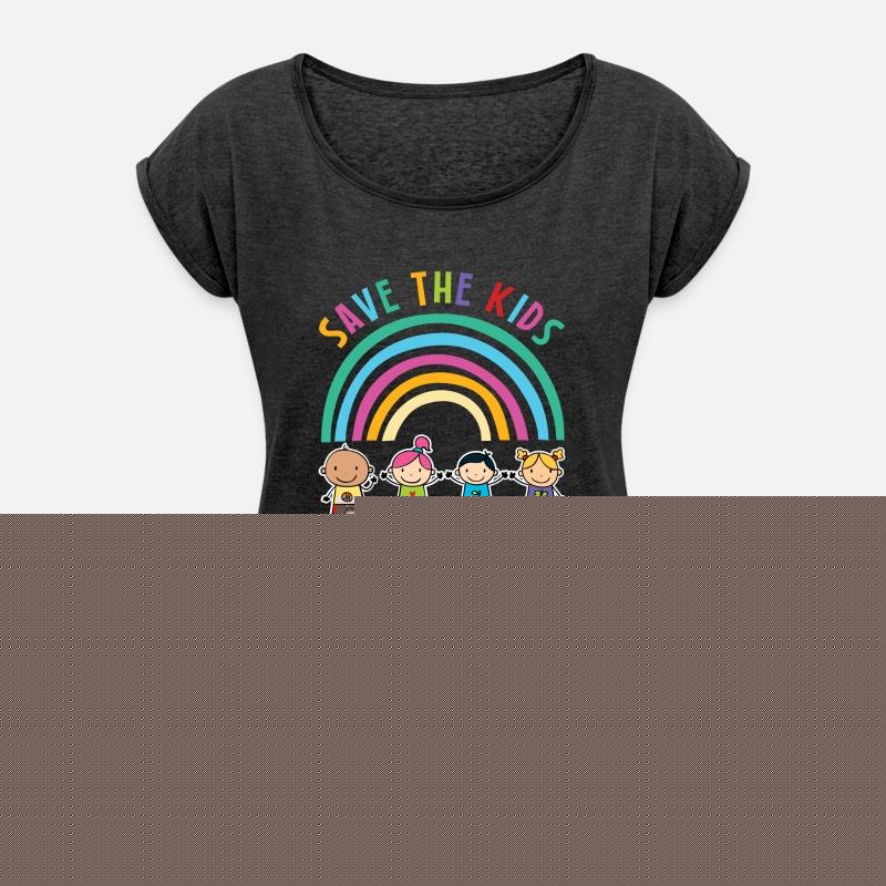 Save The Kids Rainbow Motif