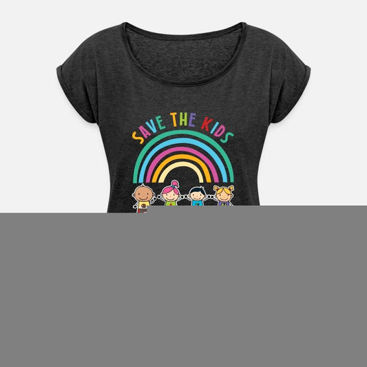 Save The Kids Rainbow Motif