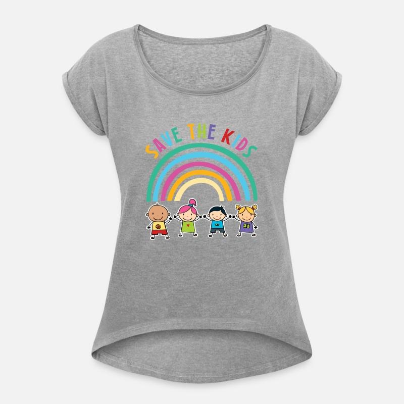 Save The Kids Rainbow Motif