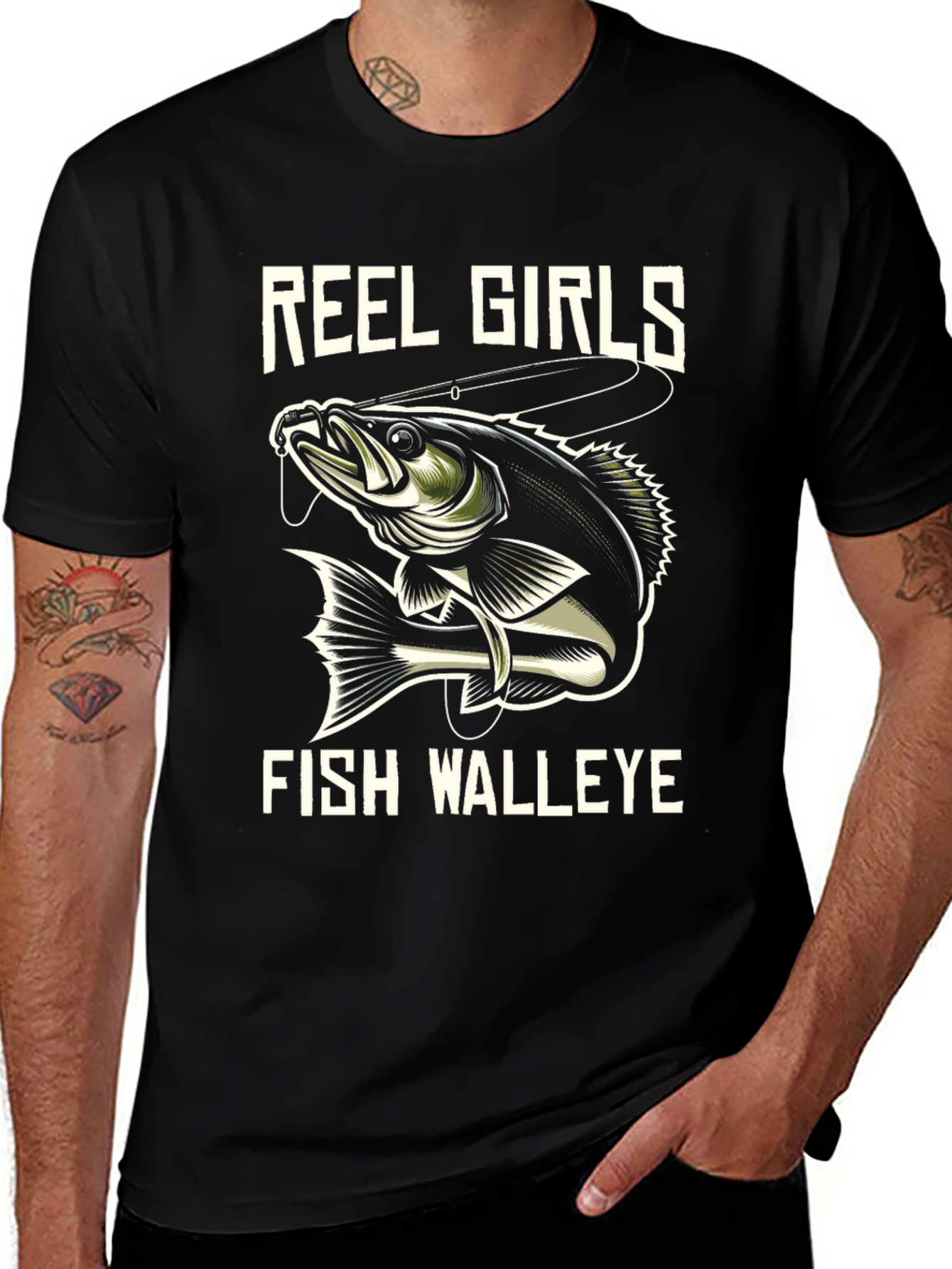 Reel Girls Fish Walleye T-Shirt