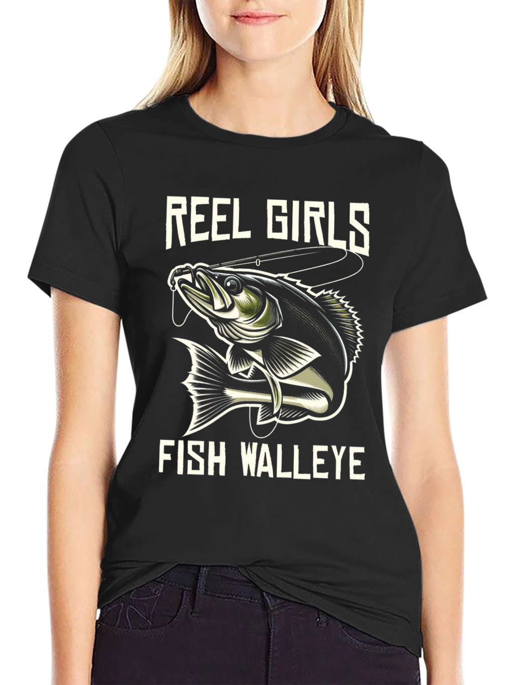 Reel Girls Fish Walleye T-Shirt