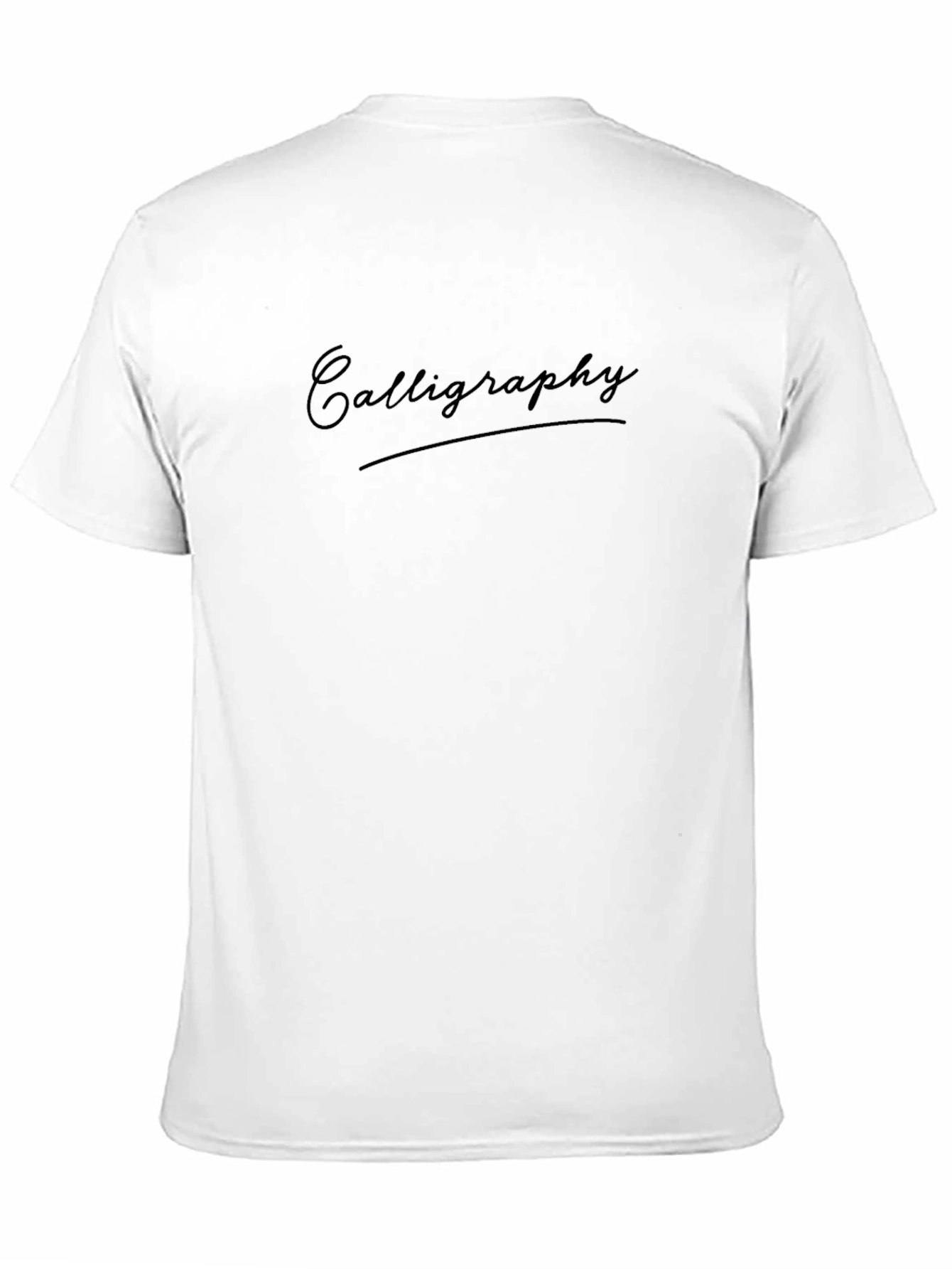 Elegant Black Calligraphy T-Shirt