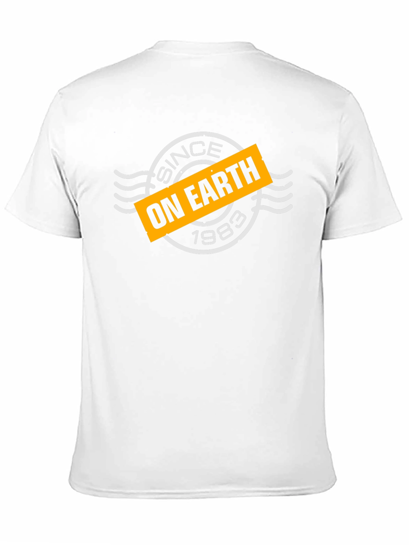 Since On Earth 1983 Black Graphic Tee