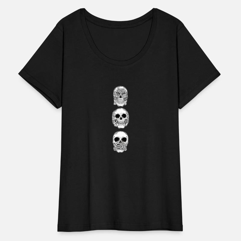 See no evil skull