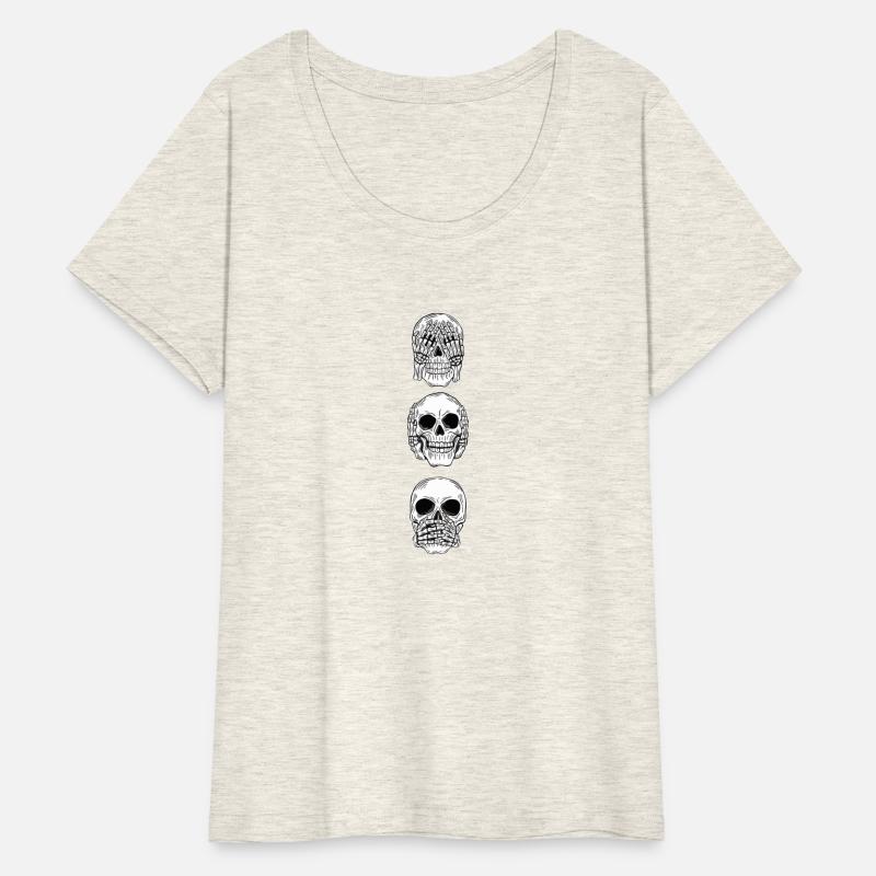 See no evil skull