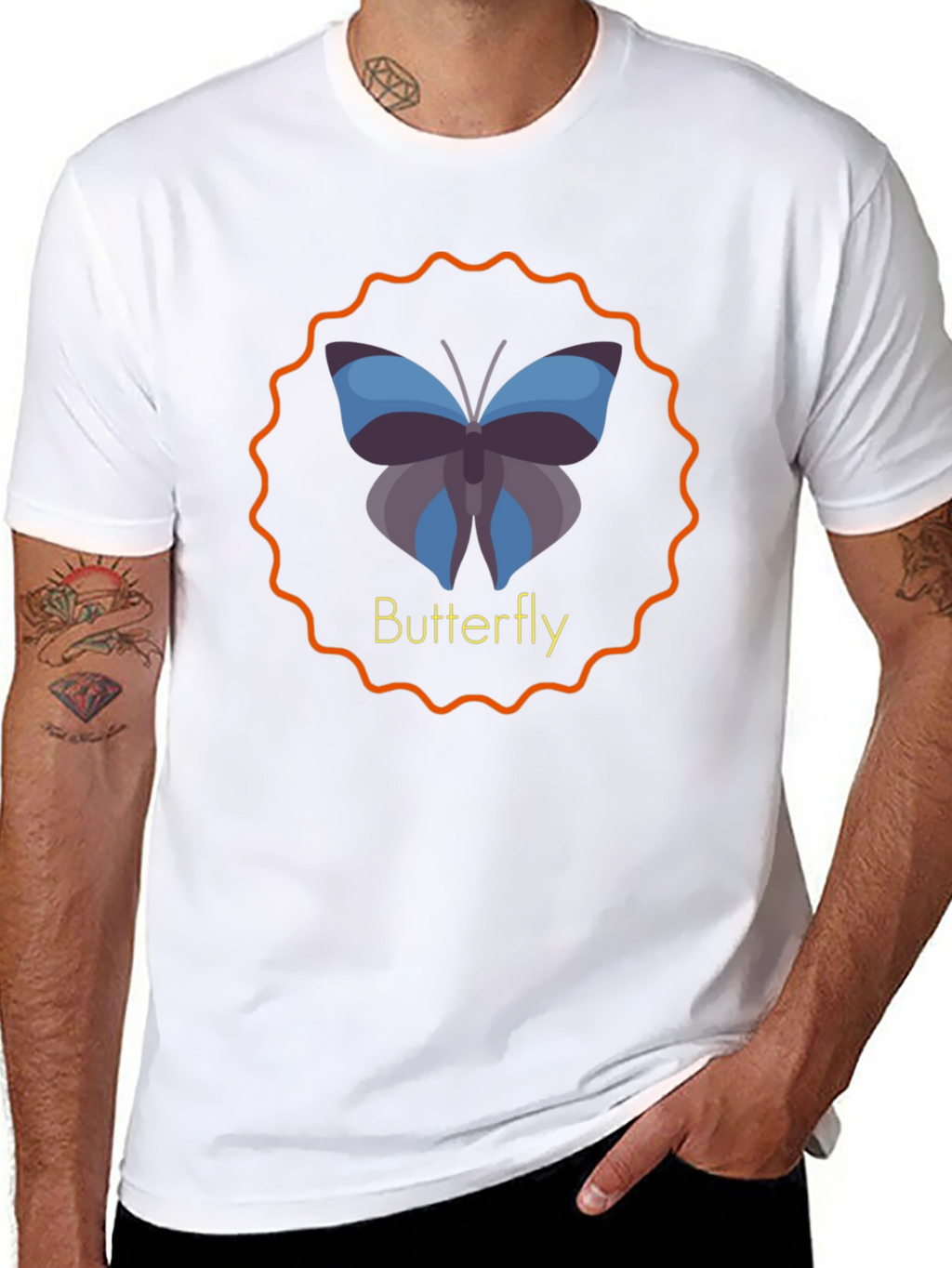 Butterfly Graphic Tee - Stylish & Comfortable