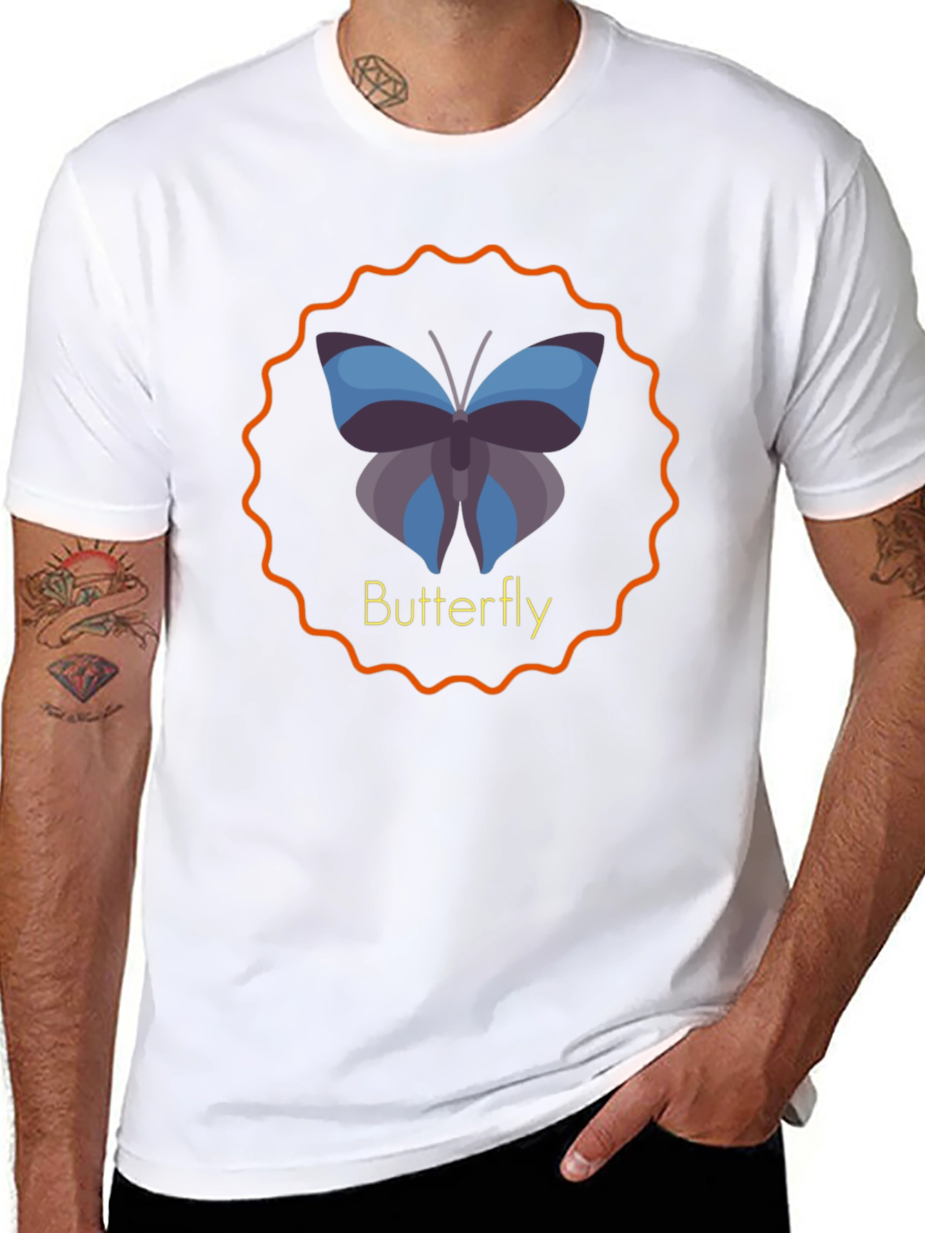 Butterfly Graphic Tee - Stylish & Comfortable