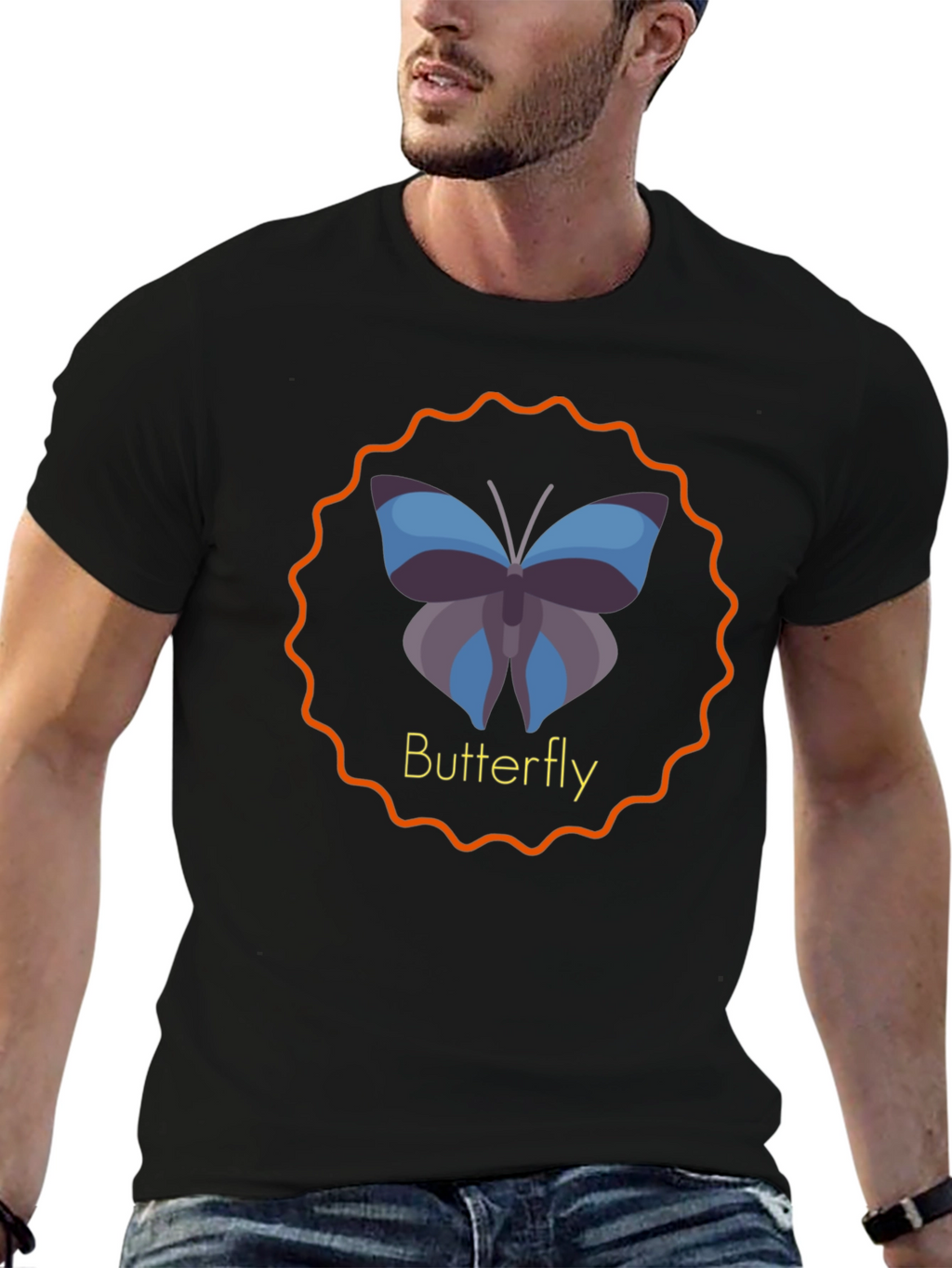 Butterfly Graphic Tee - Stylish & Comfortable