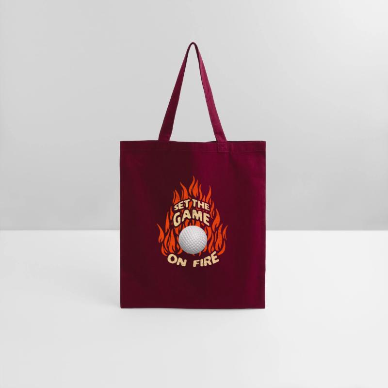 Set The Game On Fire Ball Sport Flames Art