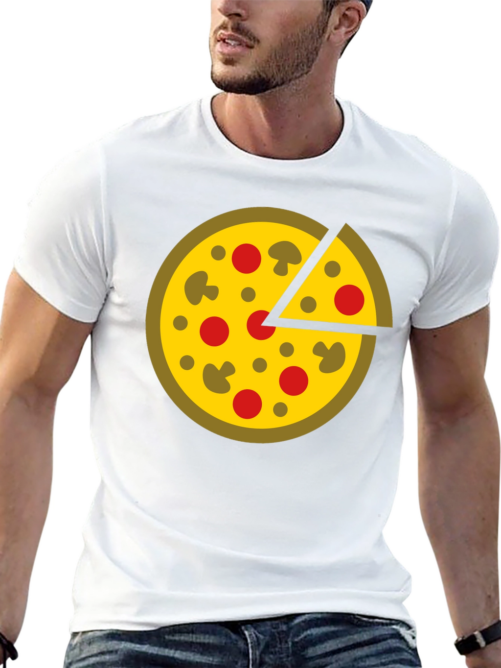 Pizza Graphic Tee - Fun & Stylish Casual Wear