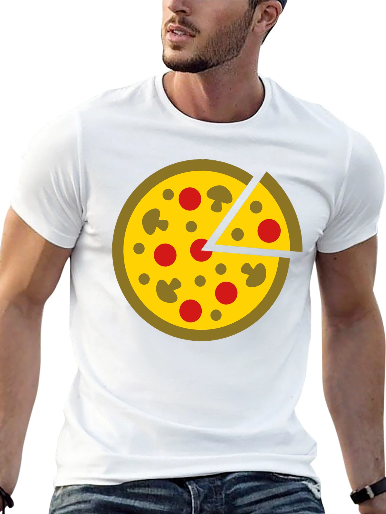 Pizza Graphic Tee - Fun & Stylish Casual Wear