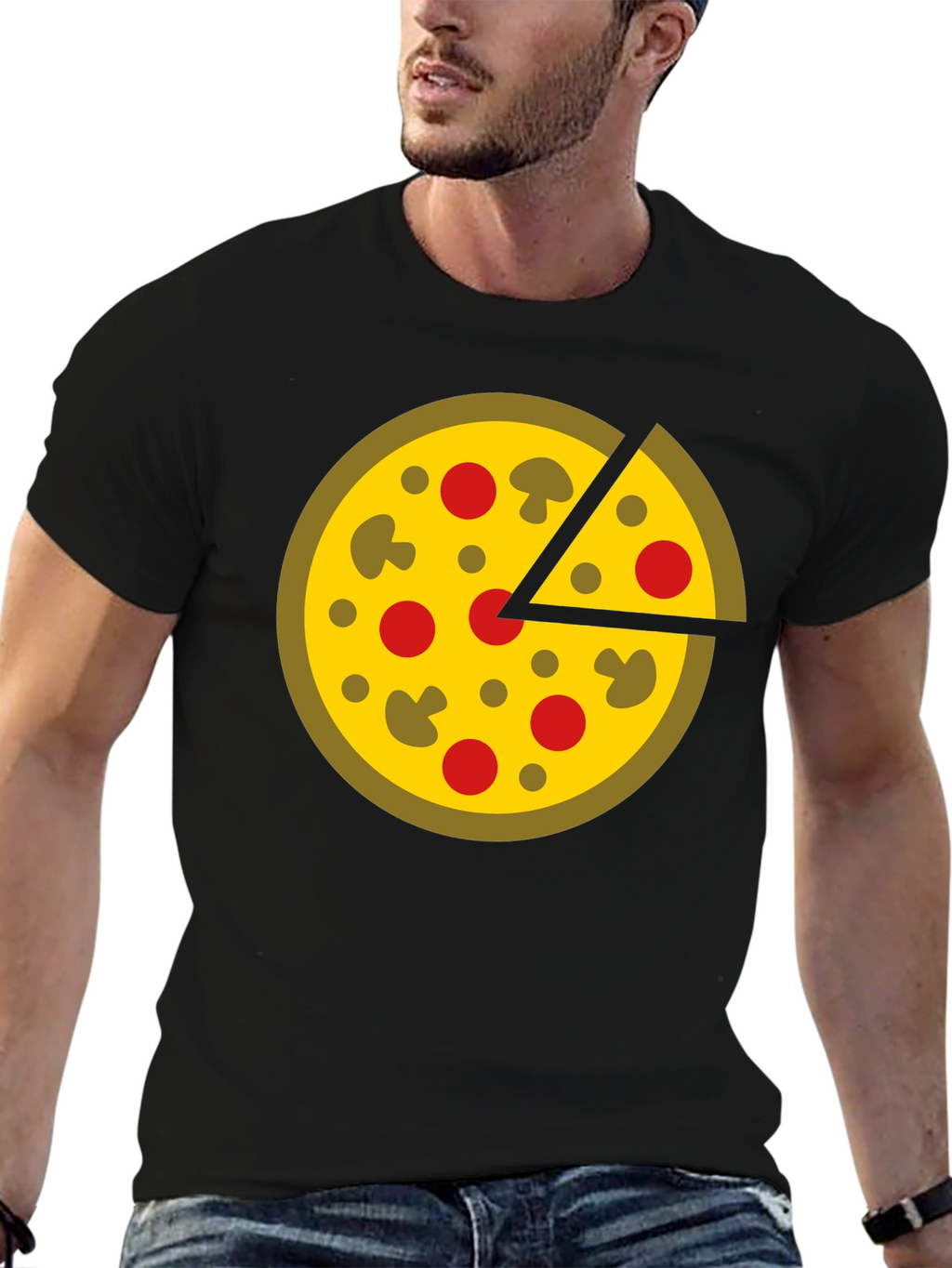 Pizza Graphic Tee - Fun & Stylish Casual Wear