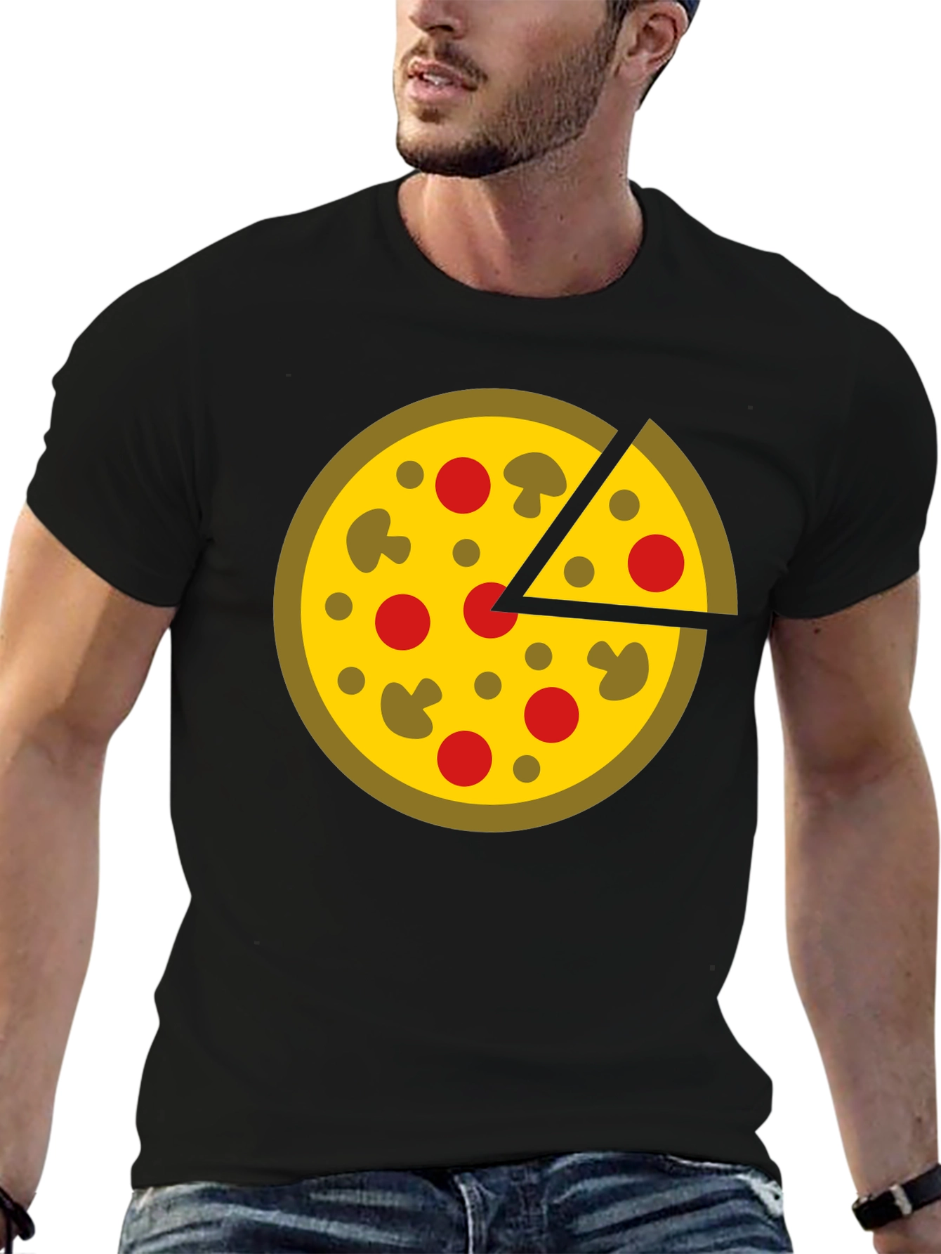 Pizza Graphic Tee - Fun & Stylish Casual Wear