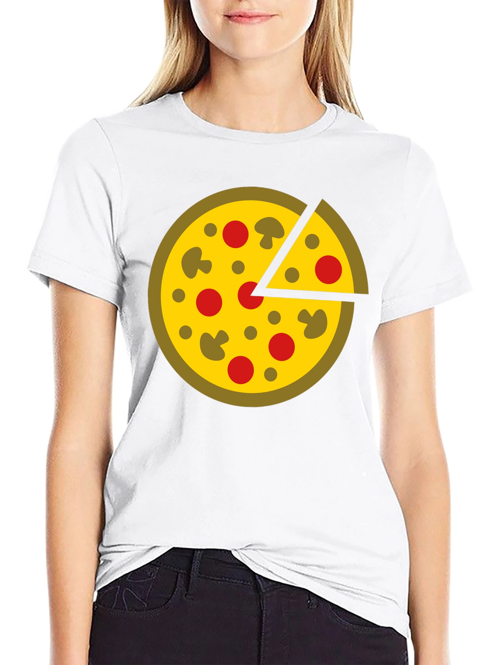 Pizza Graphic Tee - Fun & Stylish Casual Wear