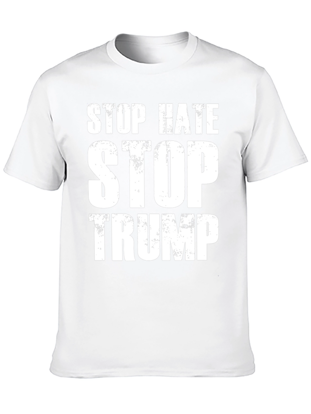 Stop Hate Stop Trump Black T-Shirt