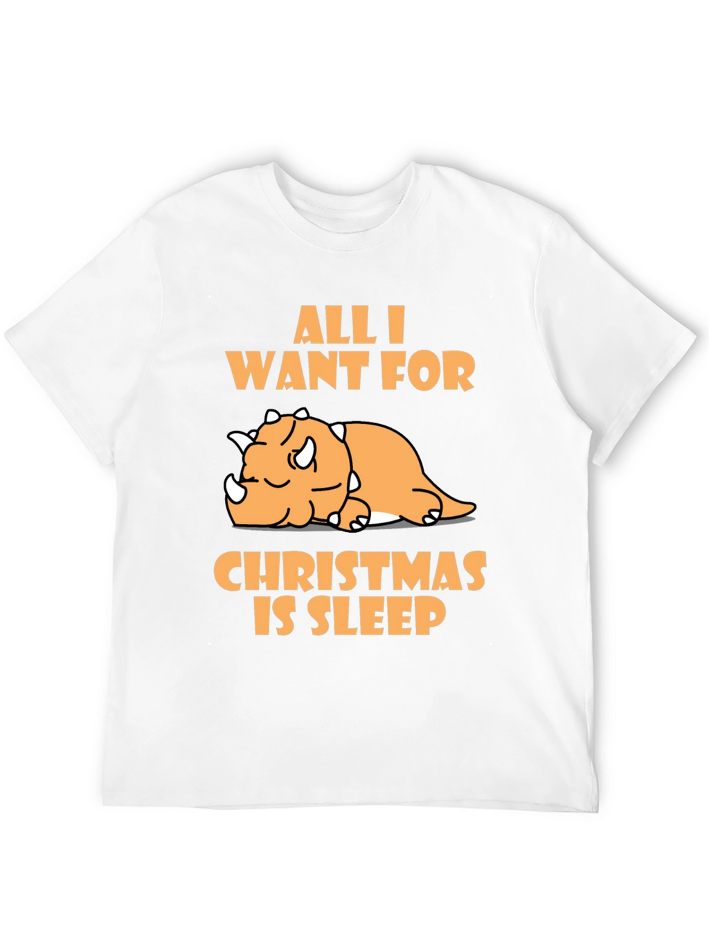 Sleepy Dino Christmas T-Shirt