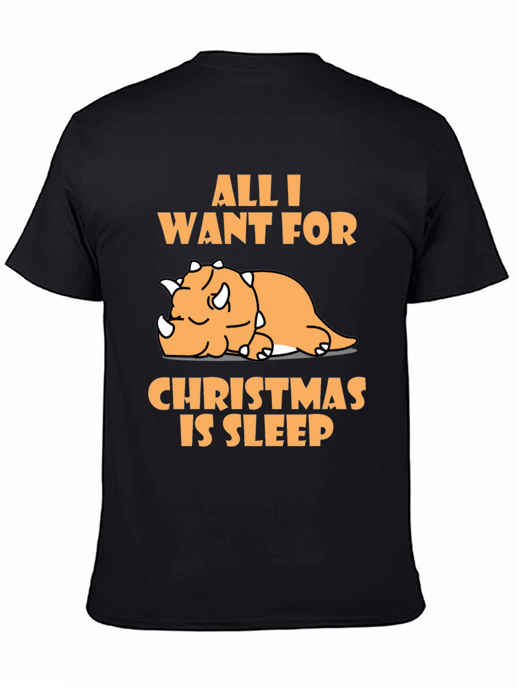 Sleepy Dino Christmas T-Shirt