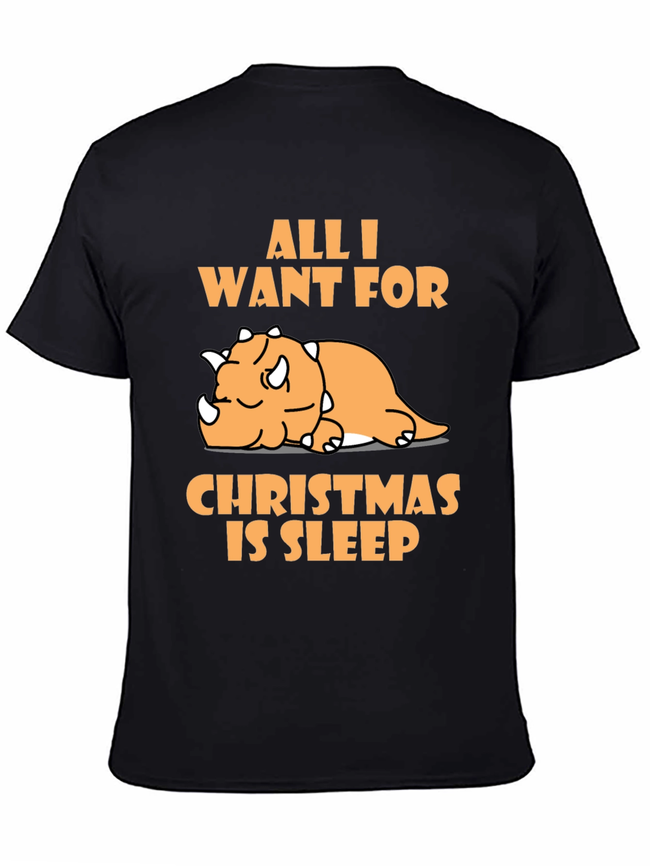 Sleepy Dino Christmas T-Shirt