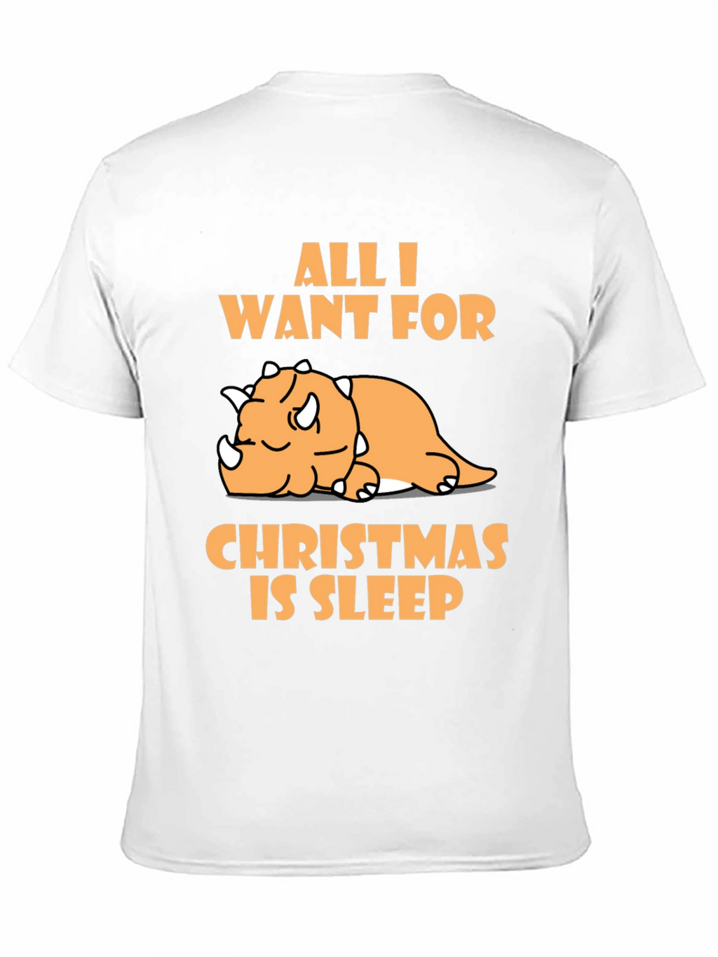 Sleepy Dino Christmas T-Shirt
